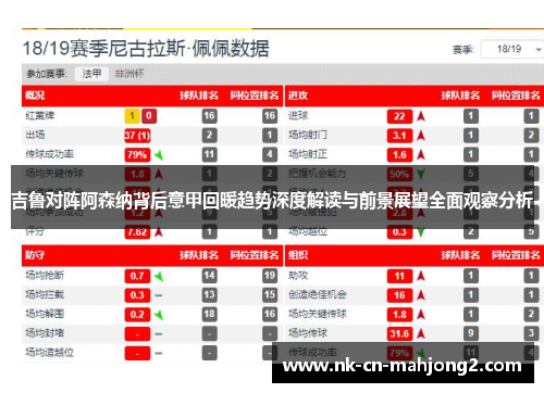 吉鲁对阵阿森纳背后意甲回暖趋势深度解读与前景展望全面观察分析